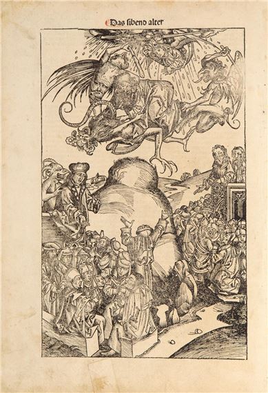 ARRIVAL OF THE ANTICHRIST by Michael Wolgemut, 1493