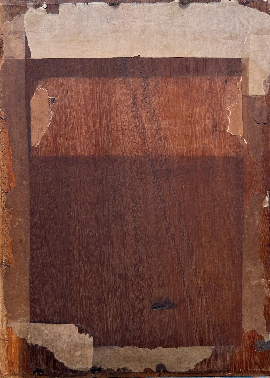 Artwork by Héctor Da Ponte, Paisaje del Chaco, Made of oil on board