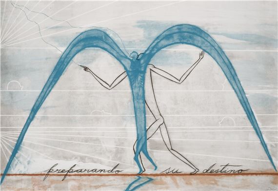 Preparing your destiny by José Bedia, 2005