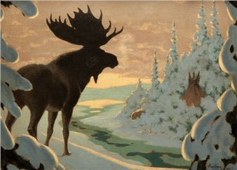 The Hunter’s Camp - Arthur Heming