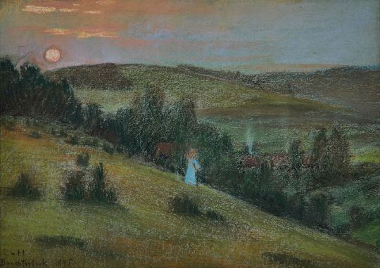 Brochterbeck, Westfalen by Ludwig von Hofmann, 1945