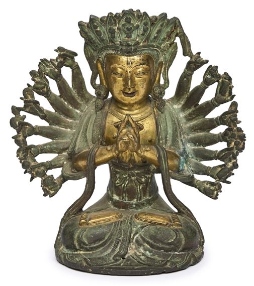 Guanyin/ Bodhisattva des Mitgefühls by Chinese School, 19th Century