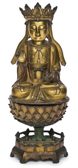 Buddha auf Lotossockel