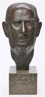 Männliches Bildnis - Hermann Schlosser - Hans Mettel