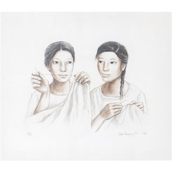 Untitled (Sewing Ladies by Anita Magsaysay-Ho, 1993