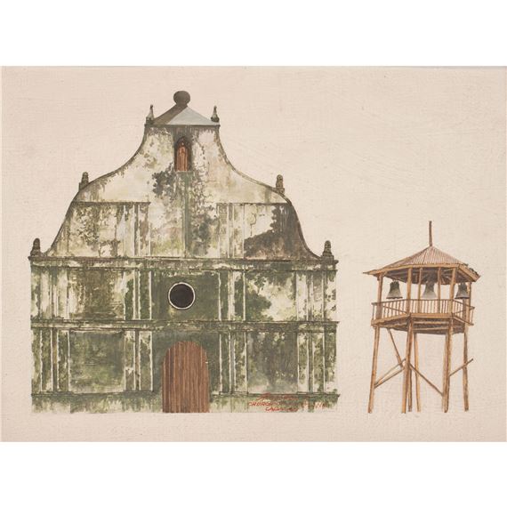 Church of Pamplona, Cagayan by Rodolfo Ragodon