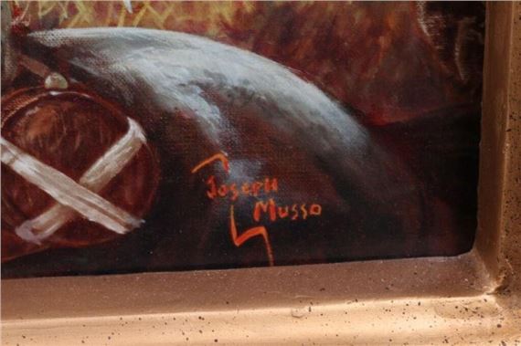 Joseph Musso | 4' X 3' giclee on canvas of original oil painting by ...