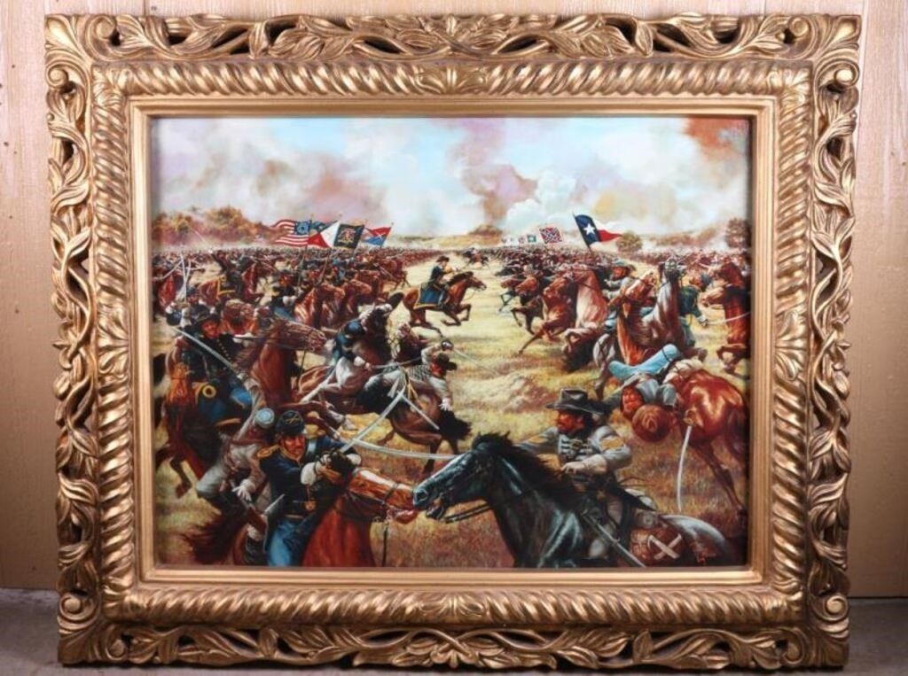 Joseph Musso | 4' X 3' giclee on canvas of original oil painting by ...