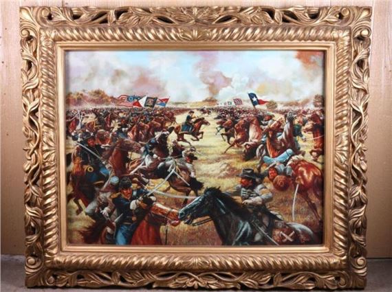 Joseph Musso | 4' X 3' giclee on canvas of original oil painting by ...