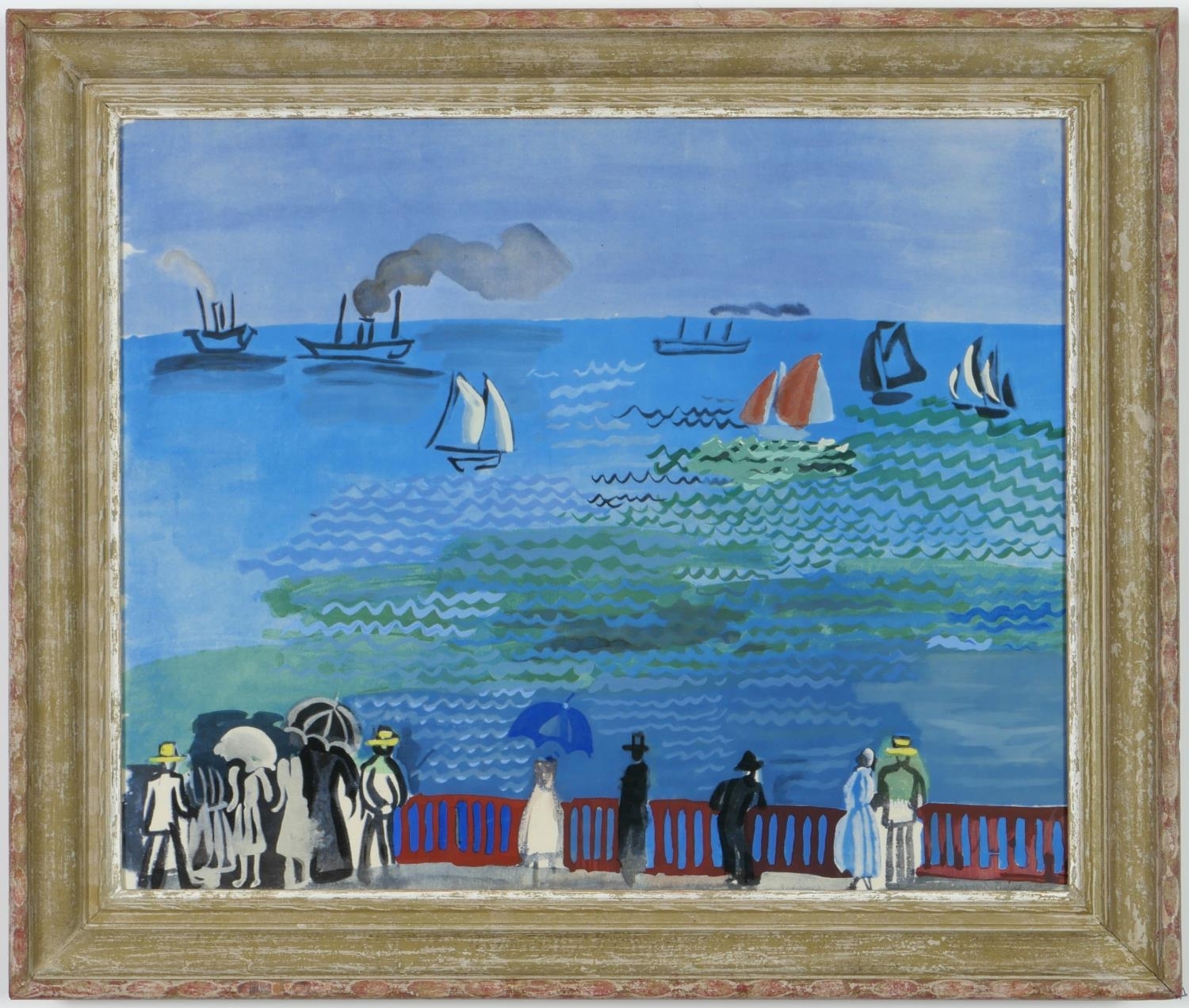 Raoul Dufy La Baie des Anges à Nice (Circa 1950) MutualArt