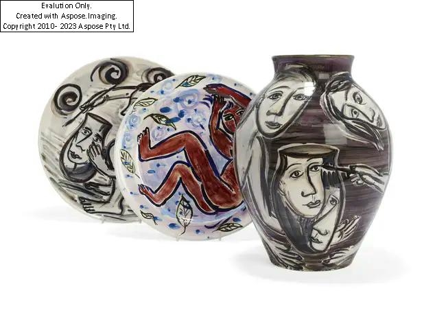 Artwork by Eileen Cooper, Untitled, 2002, Made of glazed earthenware