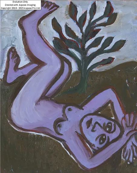 Peace, 2000;  oil on canvas, signed, titled and dated on the reverse 'Eileen Cooper Peace 2000', 25.3 x 20.2 cm (ARR)  Provenance:  Art First Contemporary Art, London (label attached to the reverse) by Eileen Cooper, 2000