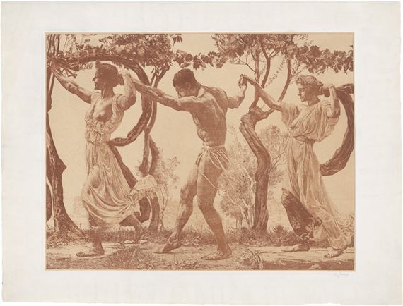 Der Tanz by Otto Greiner, 1896