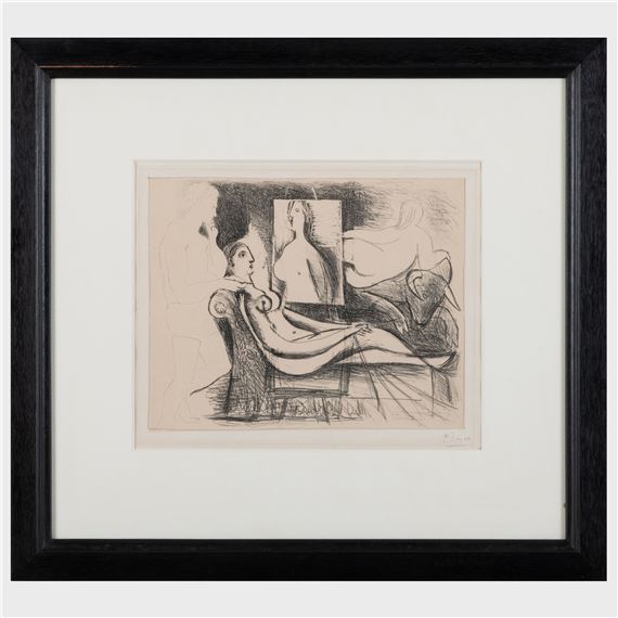 Pablo Picasso | Le Peintre et son modele, from Pablo Picasso