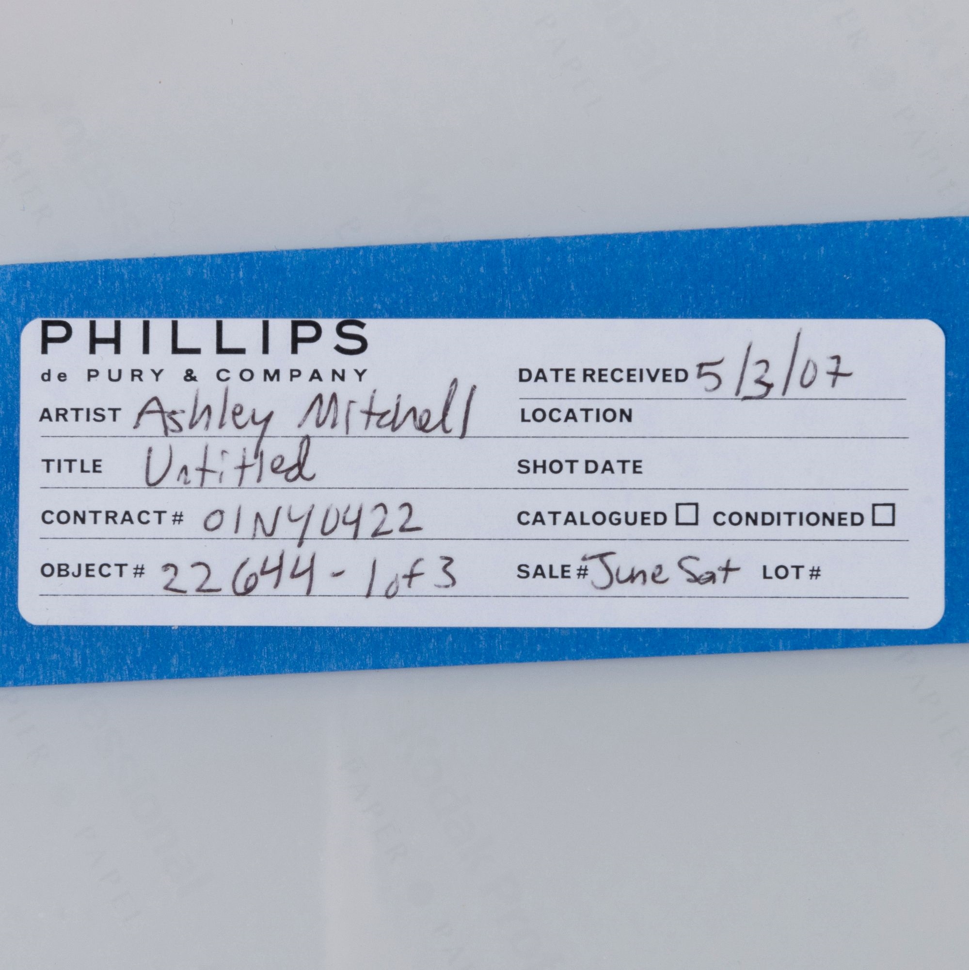 Artwork by Ashley Mitchell, Untitled, Made of Chromogenic prints mounted on Plexiglas