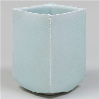 Lizard Skin Porcelain Vase - Toru Uno