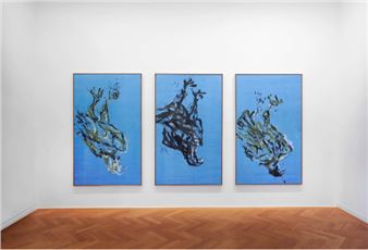 Georg Baselitz: adler barfuß - Thaddaeus Ropac, Salzburg (Villa Kast)
