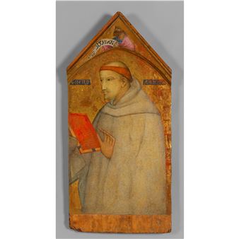 &quot;San Bernardo di Chiaravalle con in cuspide un profeta&quot; - Bernardo Daddi