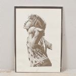 Mick Jagger". Signerad by Robert Benson