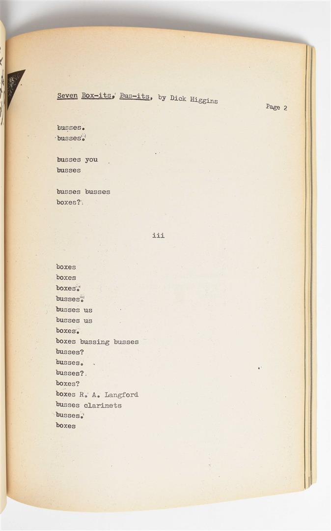 Artwork by Wolf Vostell, Dé-coll/age No.6, Bulletin der Fluxus und Happening Avantgarde, July 1967, Made of blue pen on photographic paper