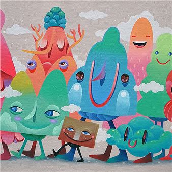 Hendra “Hehe” Harsono: Once Upon A Blue Light - Thinkspace Projects