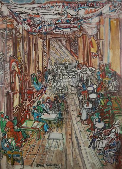 Zeinab Abdel Hamid | A Café (1998) | MutualArt