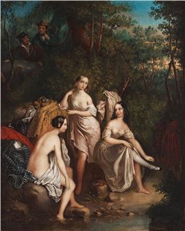 "Badande kvinnor" (Susanna and the Elders) - Kilian Zoll