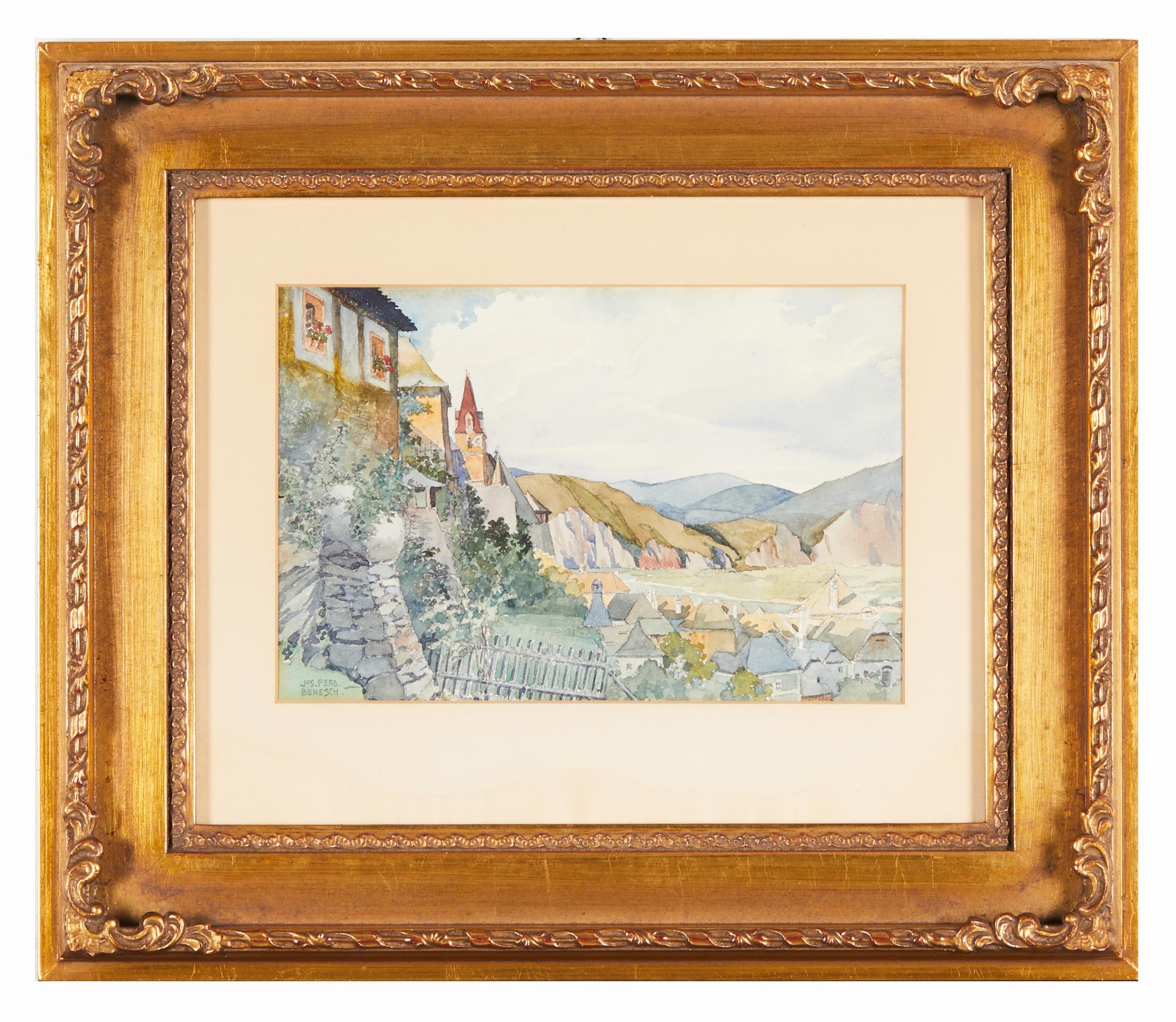 Artwork by Josef Ferdinand Benesch, Wachau, Made of Aquarell auf Papier