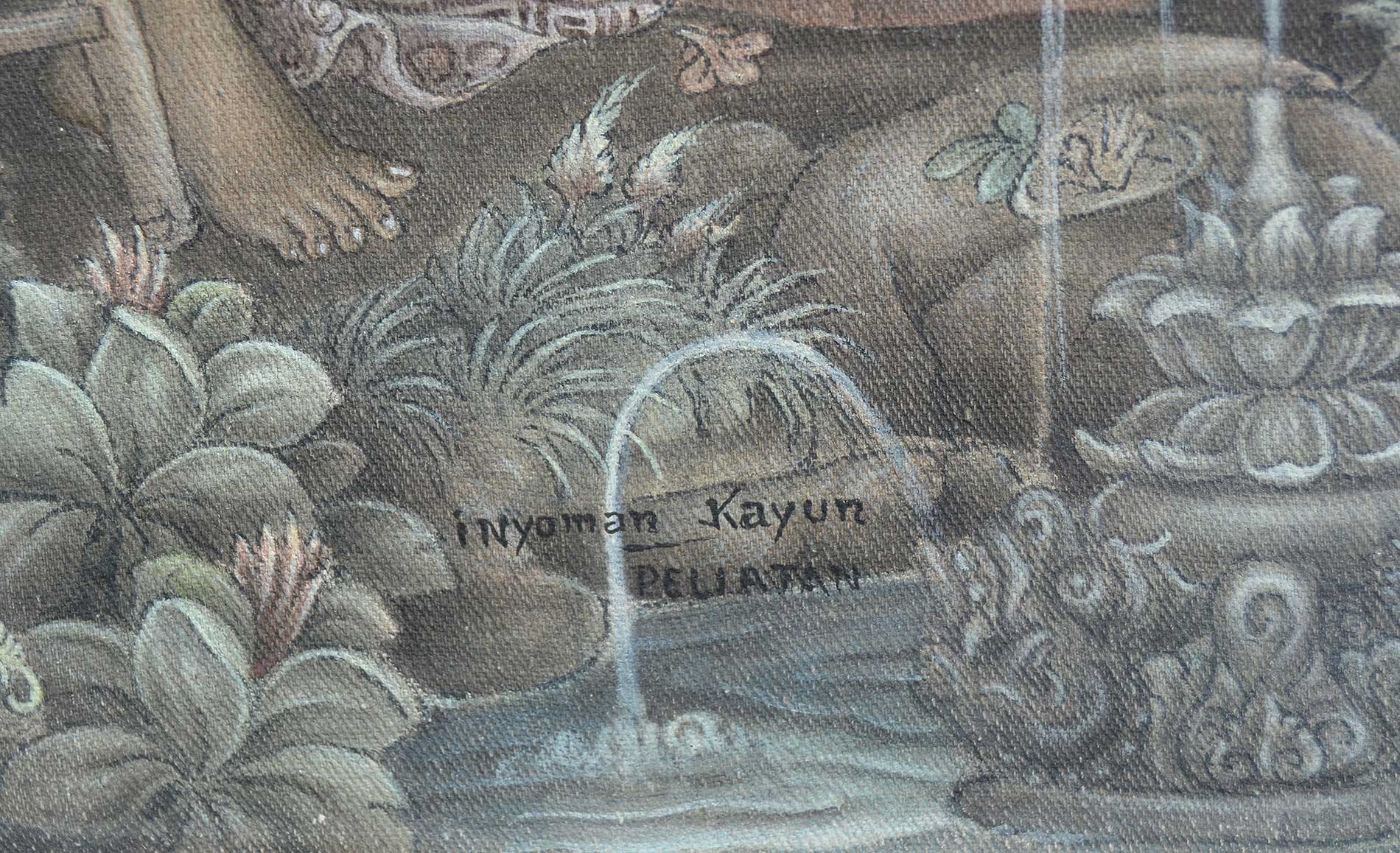 I Nyoman Kayun | Temple Festival Performing Barong Dance | MutualArt