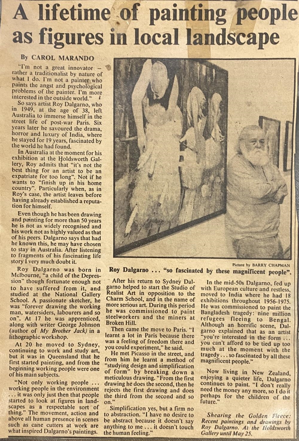 Artwork by Roy Dalgarno, The Lovers, Made of Oil on canvas