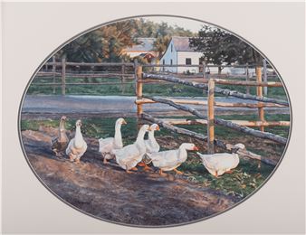 Untitled - Farm Scene - Susan Paterson