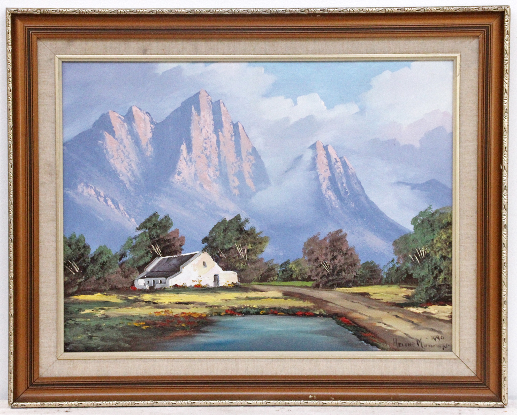 Helena Mommen | COTTAGE NEXT TO A POND | MutualArt