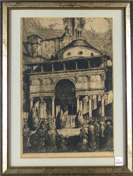 Herbert Raine | Pazzi Chapel of Florence (15th Century) | MutualArt
