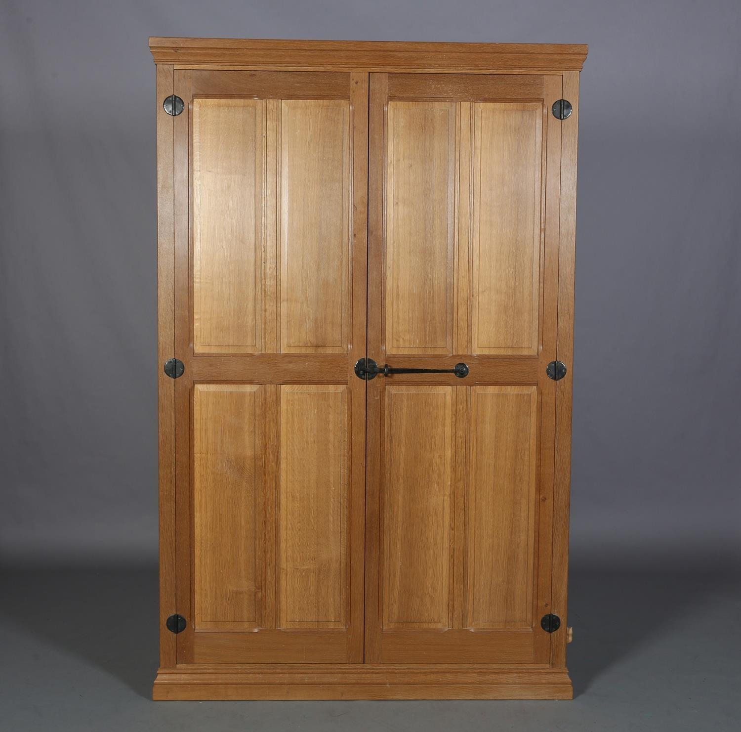 Colin Almack | COLIN ALMACK 'BEAVERMAN', an oak two door wardrobe ...