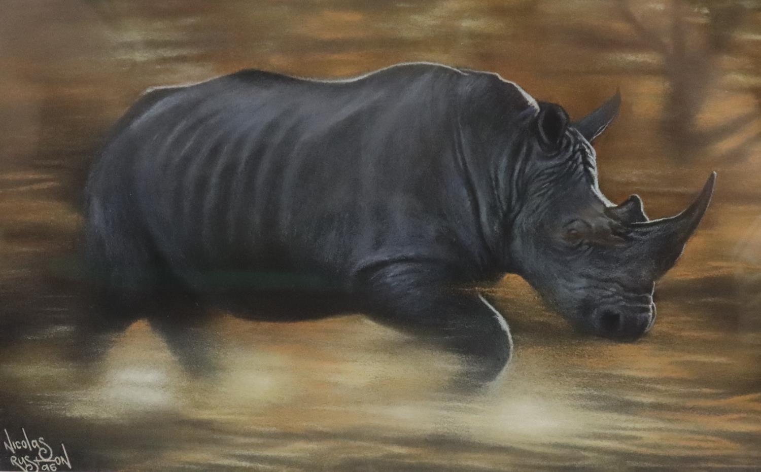 Artwork by Nicolas Ruston, Nicholas Ruston, Made of pastel