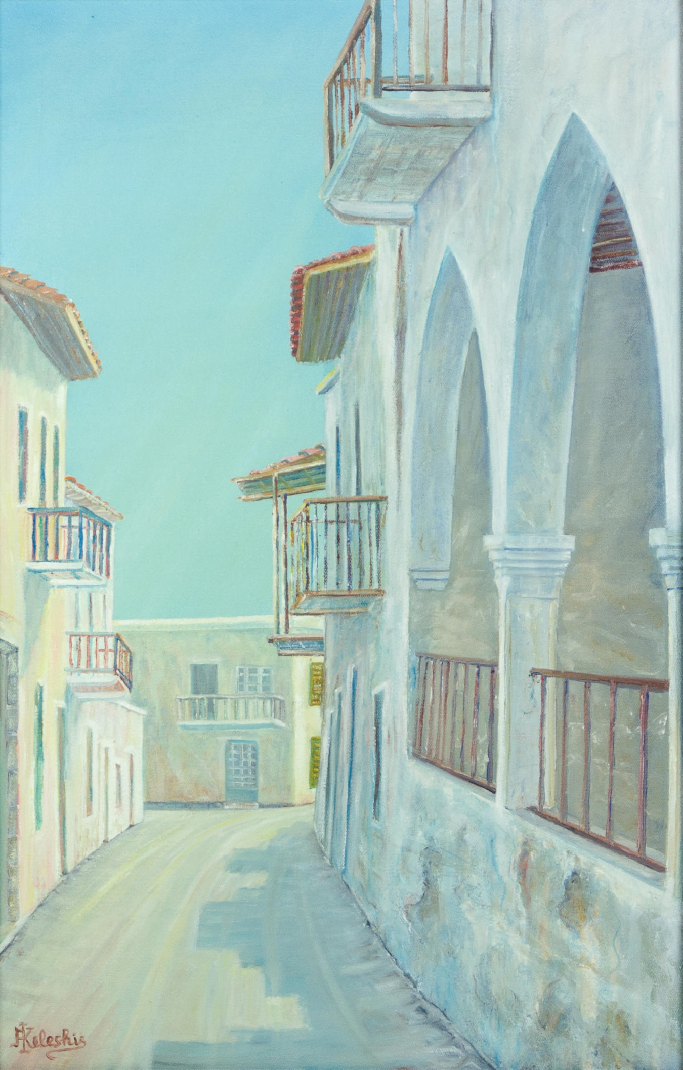 Artwork by Andreas Keleshis, Lefkara, Made of oil on canvas
