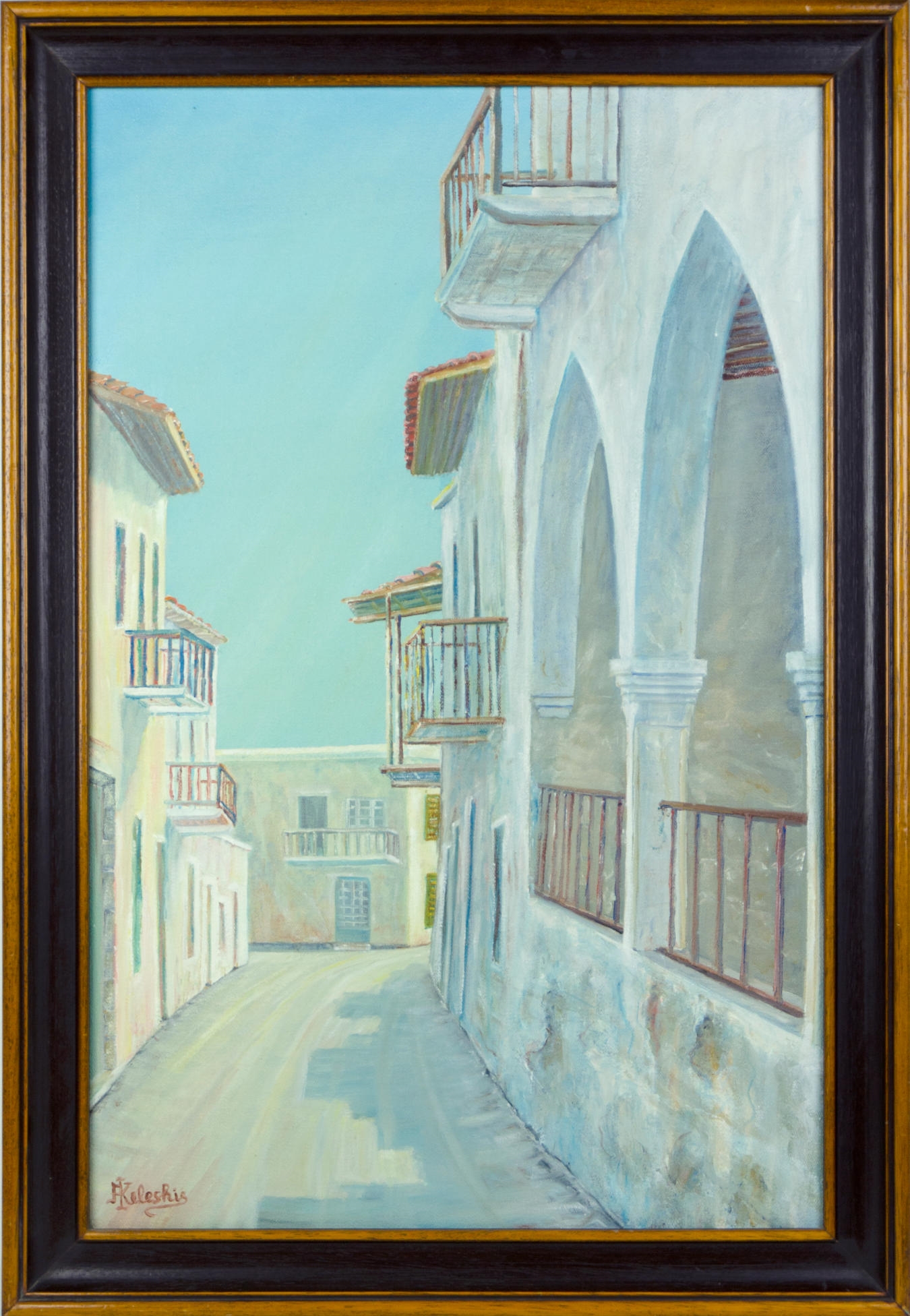 Artwork by Andreas Keleshis, Lefkara, Made of oil on canvas