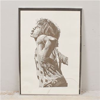 Great Britain. "Mick Jagger". Signed - Robert Benson