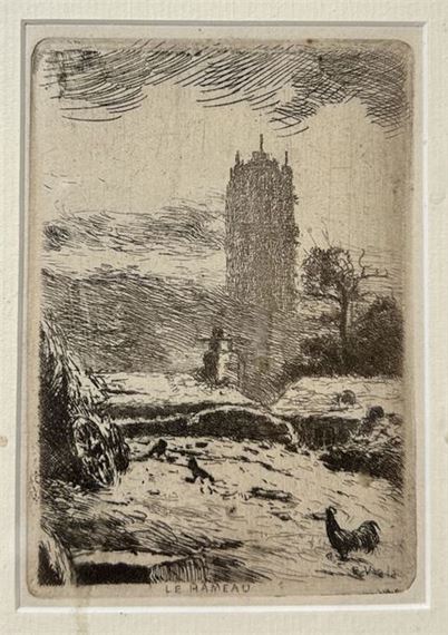 The hamlet by Eugène Viala