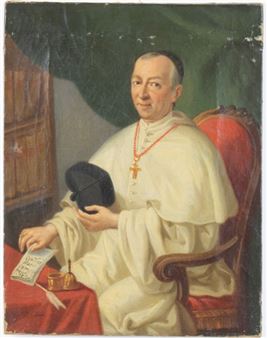 Portrait présumé du Cardinal Carlo Bellisomi, 1784 - Vincenzo Milione