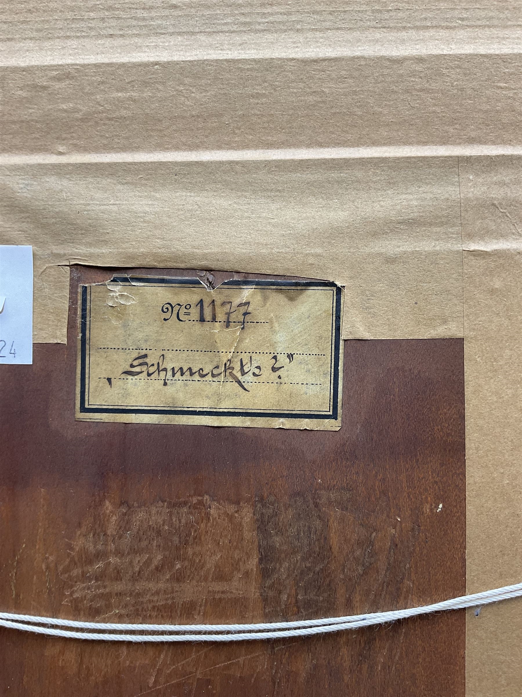 Artwork by P Dulieu, Schmeckts!' - Delicious, Made of oil on panel