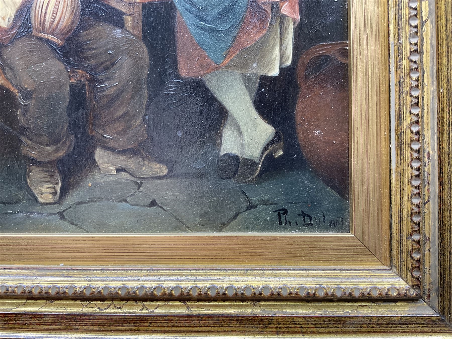 Artwork by P Dulieu, Schmeckts!' - Delicious, Made of oil on panel