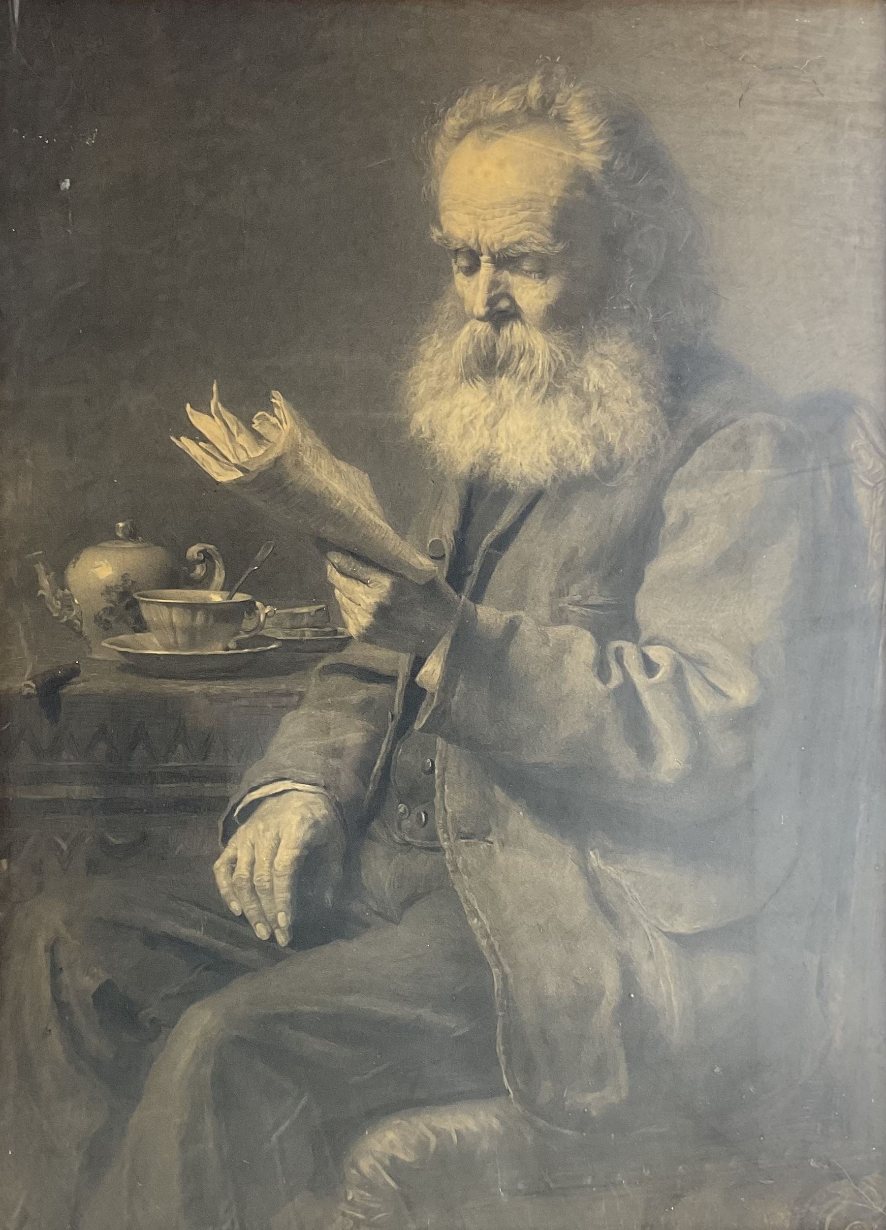 Arthur Wasse | Gentleman Reading (1878) | MutualArt