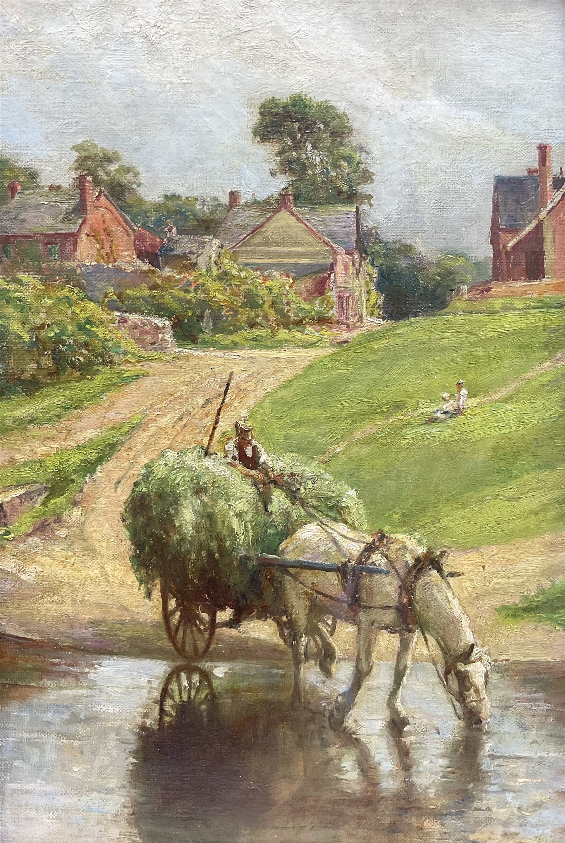 Edwin Byatt | Hauling the Waggon in Summer | MutualArt