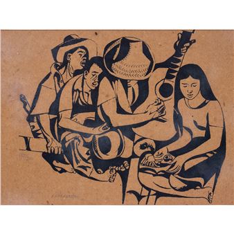 カルロス・フランシスコ 画集「CARLOS V. FRANCISCO」1985 CARLOS V. FRANCISCO (The Philippines 1913-1969) , Magpupukot