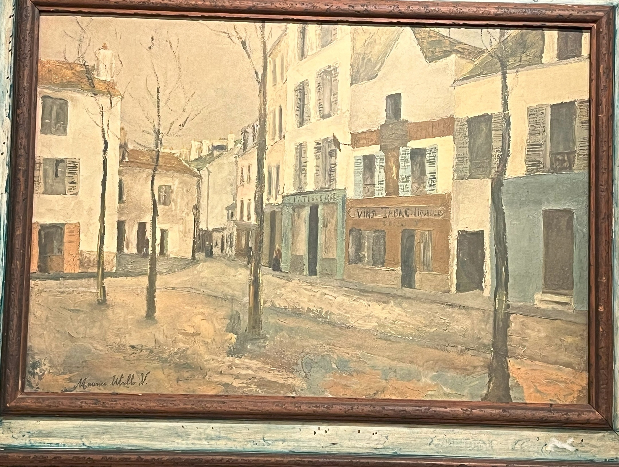 Maurice Utrillo | MAURICE UTRILLO Place du Tertre Reproduction Print on