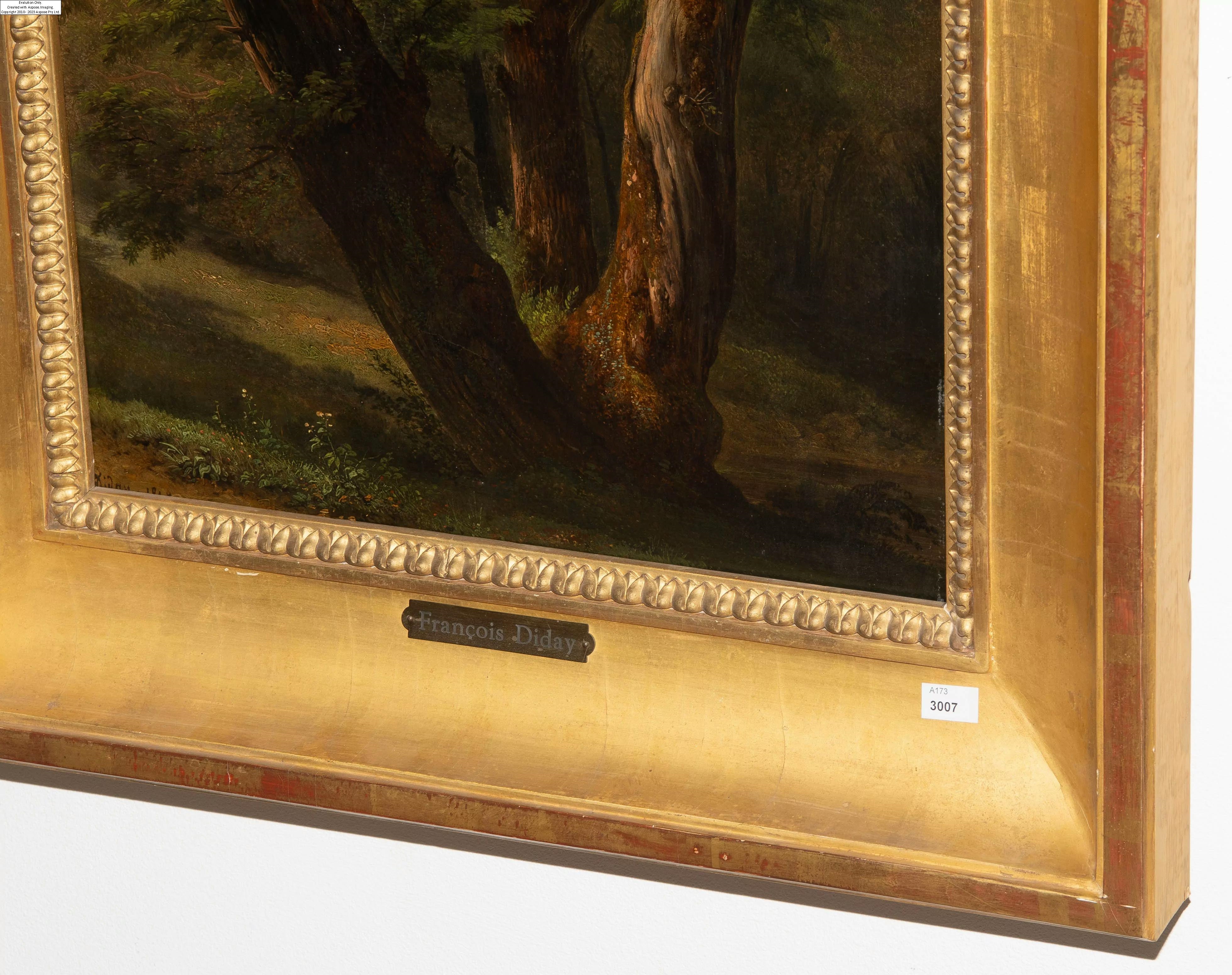 François Diday | Etude de châtaigniers (1802 - 1877) | MutualArt