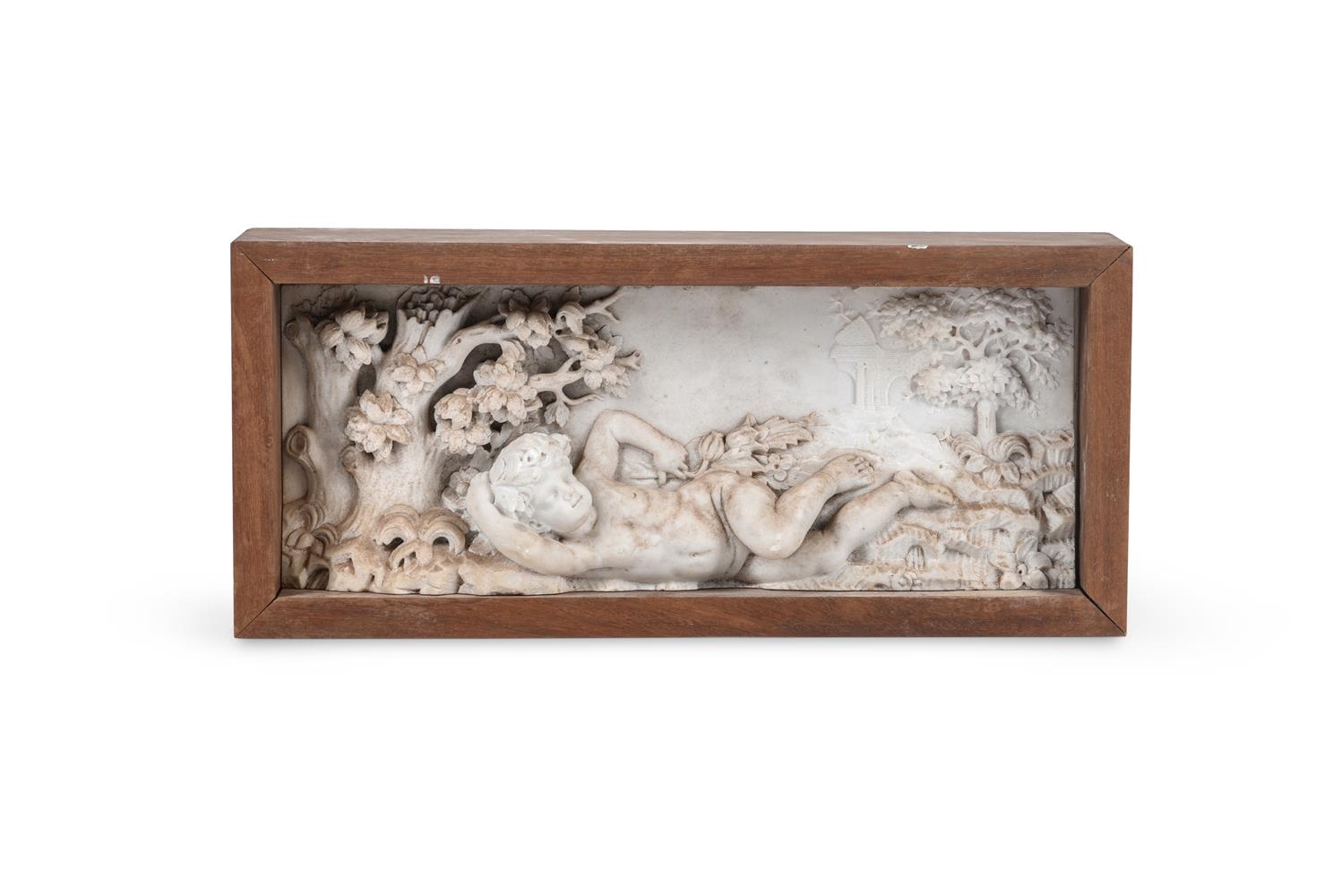 Italian School, 19th Century | A MARBLE RELIEF PANEL EMBLEMATIC OF ...