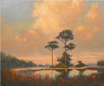 Florida landscape scene - Robert Russell Sheibenberger