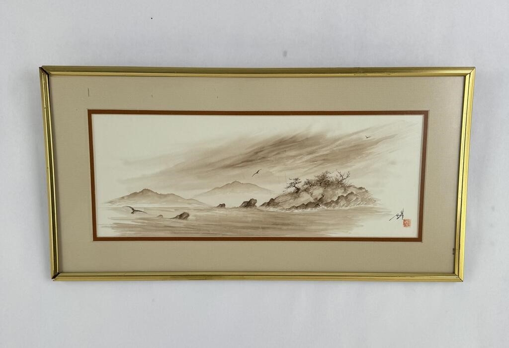 Masaji 'Buffy' Murai | Masaji Buffy Murai Japanese Watercolor Painting ...